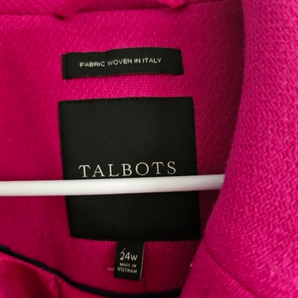 Talbots Wool Blend Double Breasted Pea Coat. - Picture 3 of 10